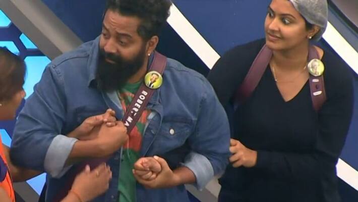 Fans slam robert master for forcing rachitha mahalakshmi to kiss him Fans slam robert master for forcing rachitha mahalakshmi to kiss him