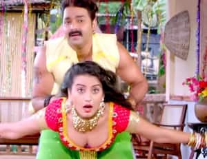 Akshara Singh sexy video: Bhojpuri actress and Pawan Singh's naughty song  'Paatar Chhitar' from goes VIRAL