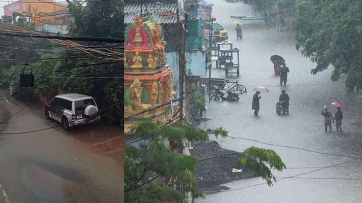 Heavy rain again in Chennai Heavy rain again in Chennai