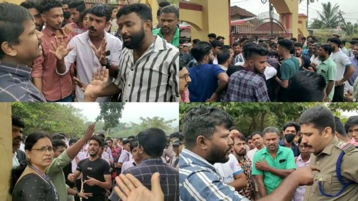 Palakkad Alanallur school protest Palakkad Alanallur school protest