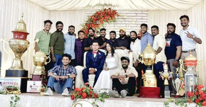 Kochi native local cricketer Sibin Sebastian and Rachel marriage goes viral