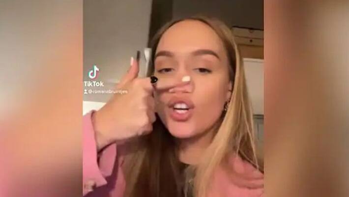womans video which shows her nose without nose bone goes viral womans video which shows her nose without nose bone goes viral