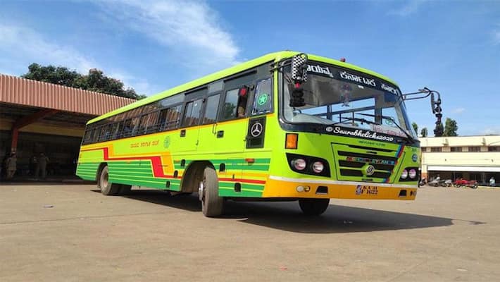 conductor asked for extra money in bus as passenger turn ons his laptop in karnataka PRA conductor asked for extra money in bus as passenger turn ons his laptop in karnataka PRA