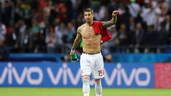 sergio ramos shirtless 2022