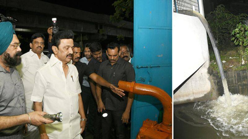 Tamil Nadu Chief Minister M.K. Stalin's flood prevention measures in Chennai