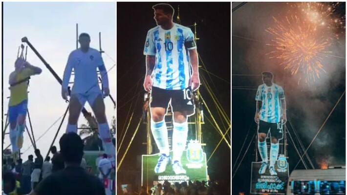 lionel messi 70 feet cut out in parappanpoyil lionel messi 70 feet cut out in parappanpoyil