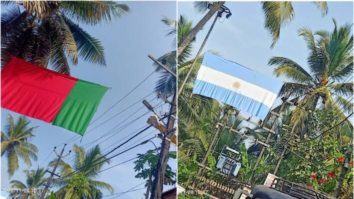 kseb warning to footbal fans to spare electric post from decorations kseb warning to footbal fans to spare electric post from decorations