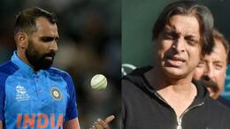 Mohammad Shami fitting replay to Shoaib Akhtar after loss against England in T20WC