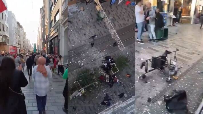Blast At Busy Street In Turkeys Istanbul Blast At Busy Street In Turkeys Istanbul