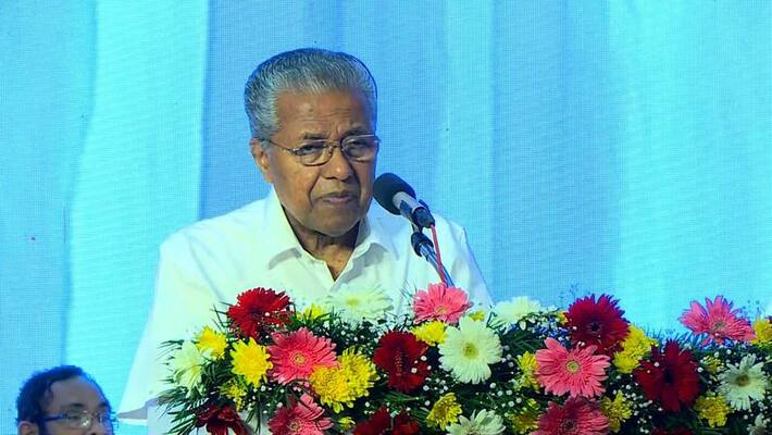 Chief Minister Pinarayi Vijayan says will not back down from vizhinjam project Chief Minister Pinarayi Vijayan says will not back down from vizhinjam project