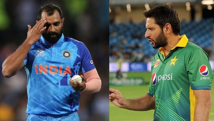 Afetr Shoaib Akhtar, now Shahid Afridi reosponds to Mohammed Shami's karma tweet Afetr Shoaib Akhtar, now Shahid Afridi reosponds to Mohammed Shami's karma tweet