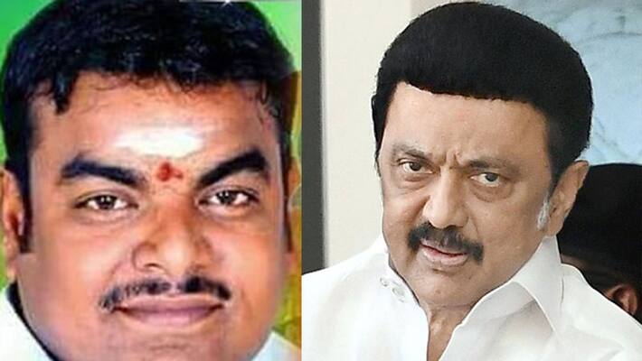 Defamation of the CM Stalin..Tiruvarur District BJP Executive Arrested Defamation of the CM Stalin..Tiruvarur District BJP Executive Arrested