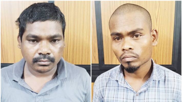 Two guest workers from Odisha were arrested for selling Mahi liquor at malappuram Two guest workers from Odisha were arrested for selling Mahi liquor at malappuram