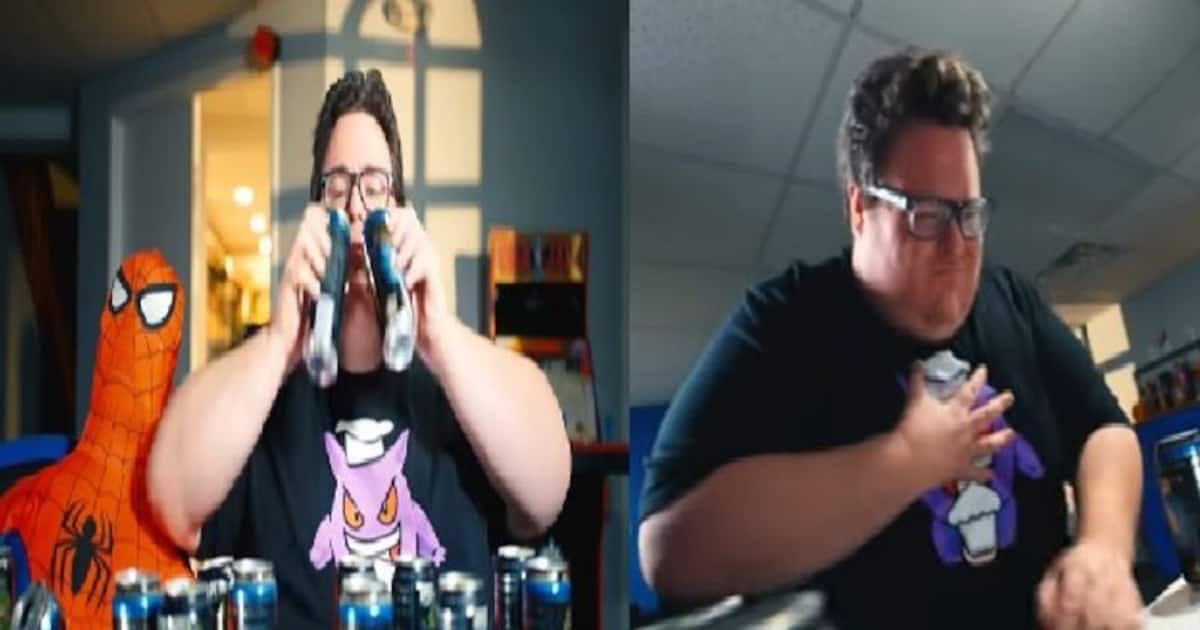 12 cans of energy drink in 10 minutes… American gamer who saw death in