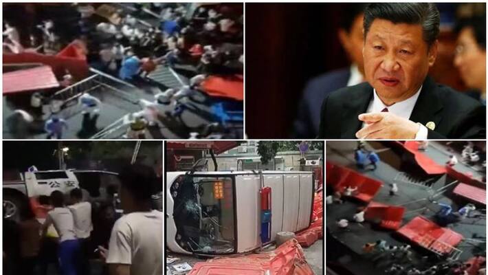 China Guangzhou area have some violent protests over covid restrictions China Guangzhou area have some violent protests over covid restrictions