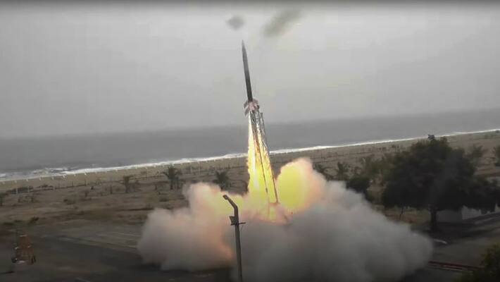 great news, India launches first ever private rocket Vikram S built by Skyroot Aerospace kpa great news, India launches first ever private rocket Vikram S built by Skyroot Aerospace kpa