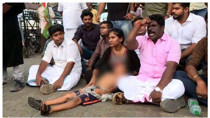 child welfare committee action against youth congress on use child for protest child welfare committee action against youth congress on use child for protest