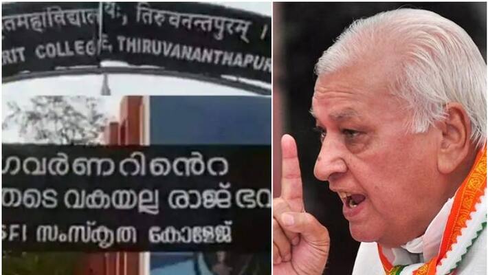 no action against sfi on banner issue, says governor no action against sfi on banner issue, says governor