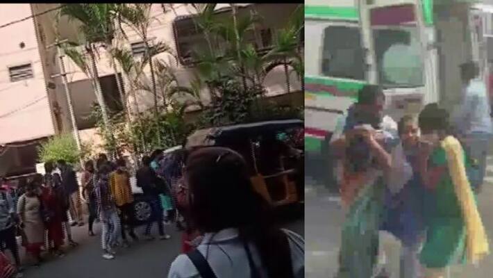 25 students fall ill, rushed to hospital after gas leak at college lab 25 students fall ill, rushed to hospital after gas leak at college lab