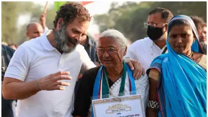 bjp against medhapatkars participation in jodo yatra bjp against medhapatkars participation in jodo yatra