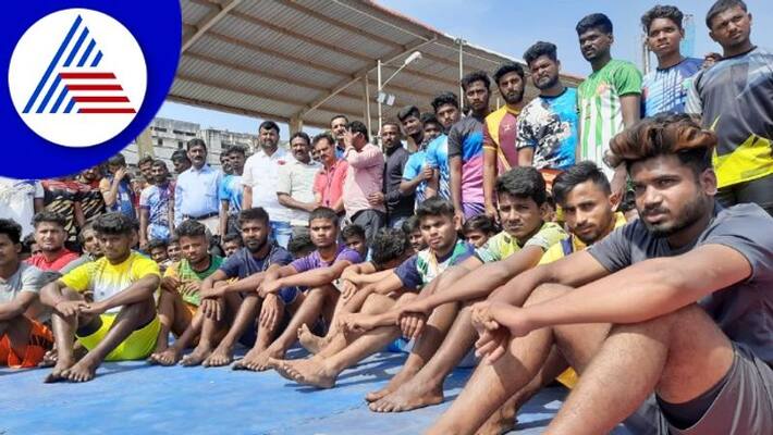 Davangere University does not provide necessary facilities to athletes rav Davangere University does not provide necessary facilities to athletes rav