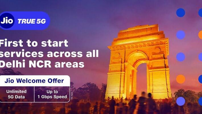 JIO TRUE 5G BECOMES FIRST TO PROVIDE COVERAGE ACROSS DELHI-NCR AREAS JIO TRUE 5G BECOMES FIRST TO PROVIDE COVERAGE ACROSS DELHI-NCR AREAS