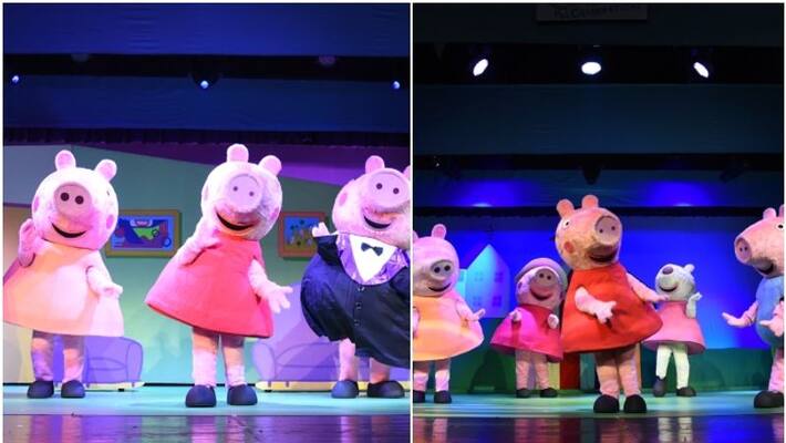 Children Enjoying peppa pig stage show in Bangalore sgk Children Enjoying peppa pig stage show in Bangalore sgk