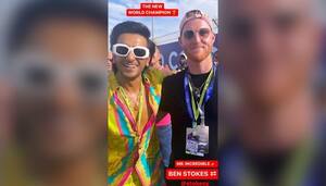 Ranveer Singh  Ranveer Singh clicks selfie with Paris Hilton, Usain Bolt  and other celebs at Abu Dhabi Grand Prix - Telegraph India