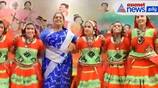 Actress come Minister Roja dances enthusiastically on stage in Tirupati 