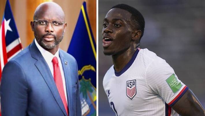Timothy Weah fulfils his father George Weah dream with world Cup Goal Timothy Weah fulfils his father George Weah dream with world Cup Goal