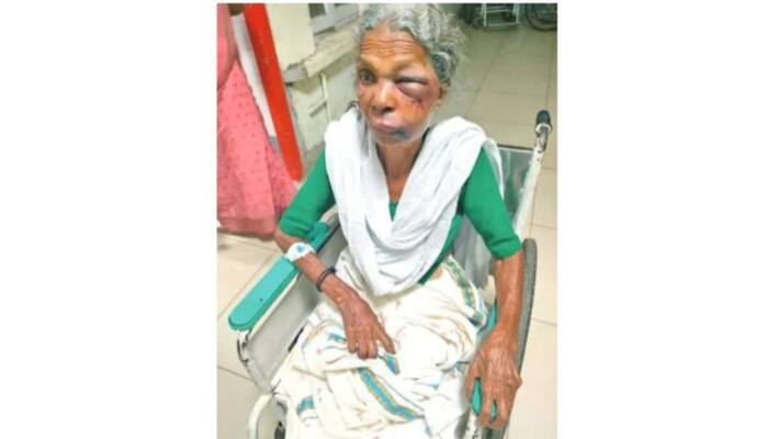 man who asked for water and slapped the old woman on face then broke her necklace and passed man who asked for water and slapped the old woman on face then broke her necklace and passed