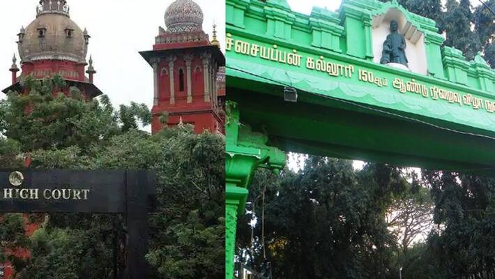 Pachaiyappan College Case - Suspension of Order of Single Judge Pachaiyappan College Case - Suspension of Order of Single Judge