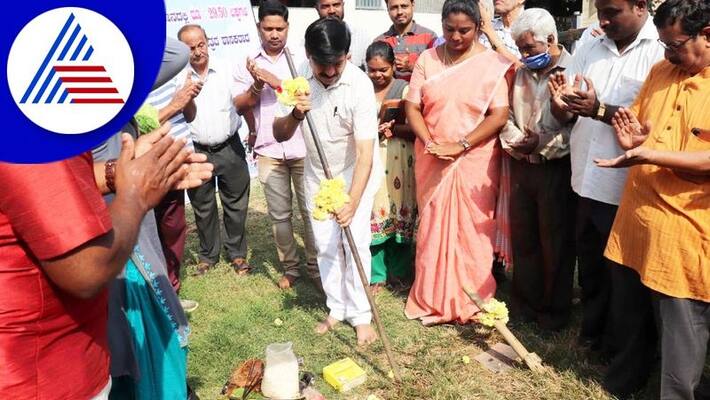 MLA SA Ramadas inaugurate for road asphalting sewerage development at mysuru gvd MLA SA Ramadas inaugurate for road asphalting sewerage development at mysuru gvd