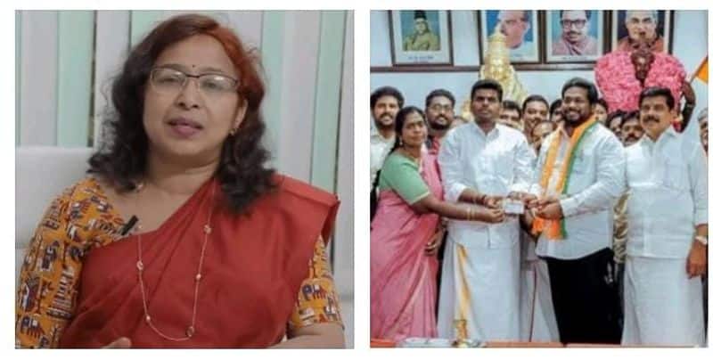 Gayathri Raghuram filed a complaint with the Cybercrime Police against a BJP official who morphed the photo and published it
