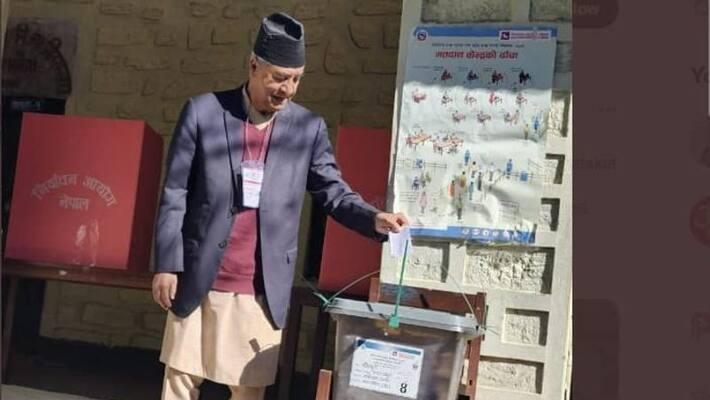 Elections of Nepal.. Prime Minister Sher Bahadur Devuba was elected for the seventh time Elections of Nepal.. Prime Minister Sher Bahadur Devuba was elected for the seventh time