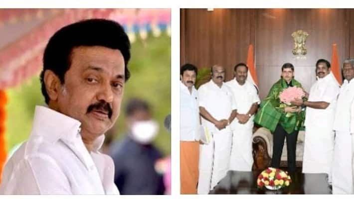 EPS said that they have complained to the Governor about the bad law and order situation in Tamil Nadu EPS said that they have complained to the Governor about the bad law and order situation in Tamil Nadu