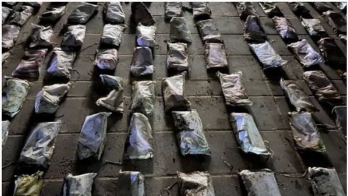 Oman authorities seized 231 cannabis blocks from beach Oman authorities seized 231 cannabis blocks from beach