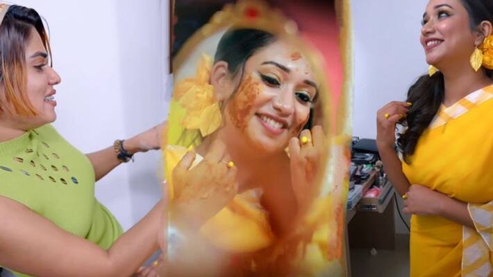 Gowri Krishna share her haldi celebration video Gowri Krishna share her haldi celebration video