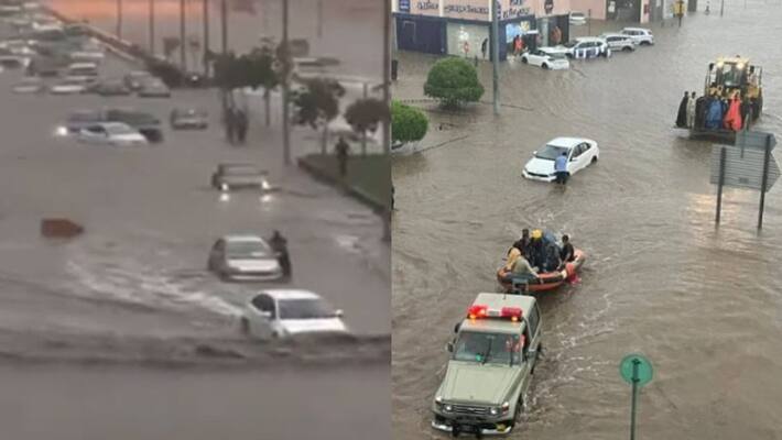 two died after heavy rain hits Jeddah two died after heavy rain hits Jeddah