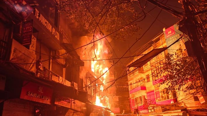 fire accident in hyderabad old city
