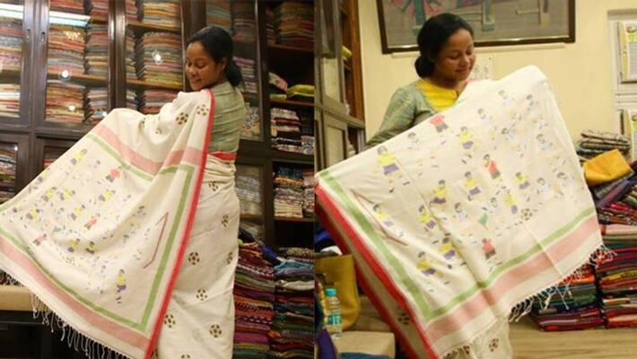 FIFA World Cup 2022 a shop in Kolkata made football team inspire saree dva FIFA World Cup 2022 a shop in Kolkata made football team inspire saree dva