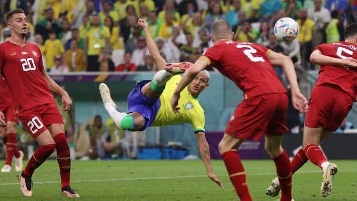 FIFA World Cup Richarlison double helps Brazil outclass Serbia kvn FIFA World Cup Richarlison double helps Brazil outclass Serbia kvn
