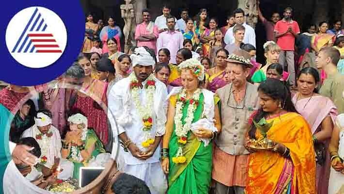 Ballries Young Man Marries Belgium Girl In Hampi Vin Ballries Young Man Marries Belgium Girl In Hampi Vin