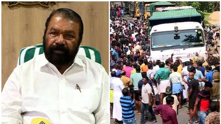 minister v sivankutty against vizhinjam protest minister v sivankutty against vizhinjam protest