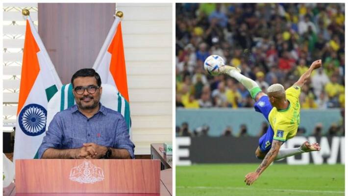richarlison who overcame drug addiction through football says M B Rajesh richarlison who overcame drug addiction through football says M B Rajesh
