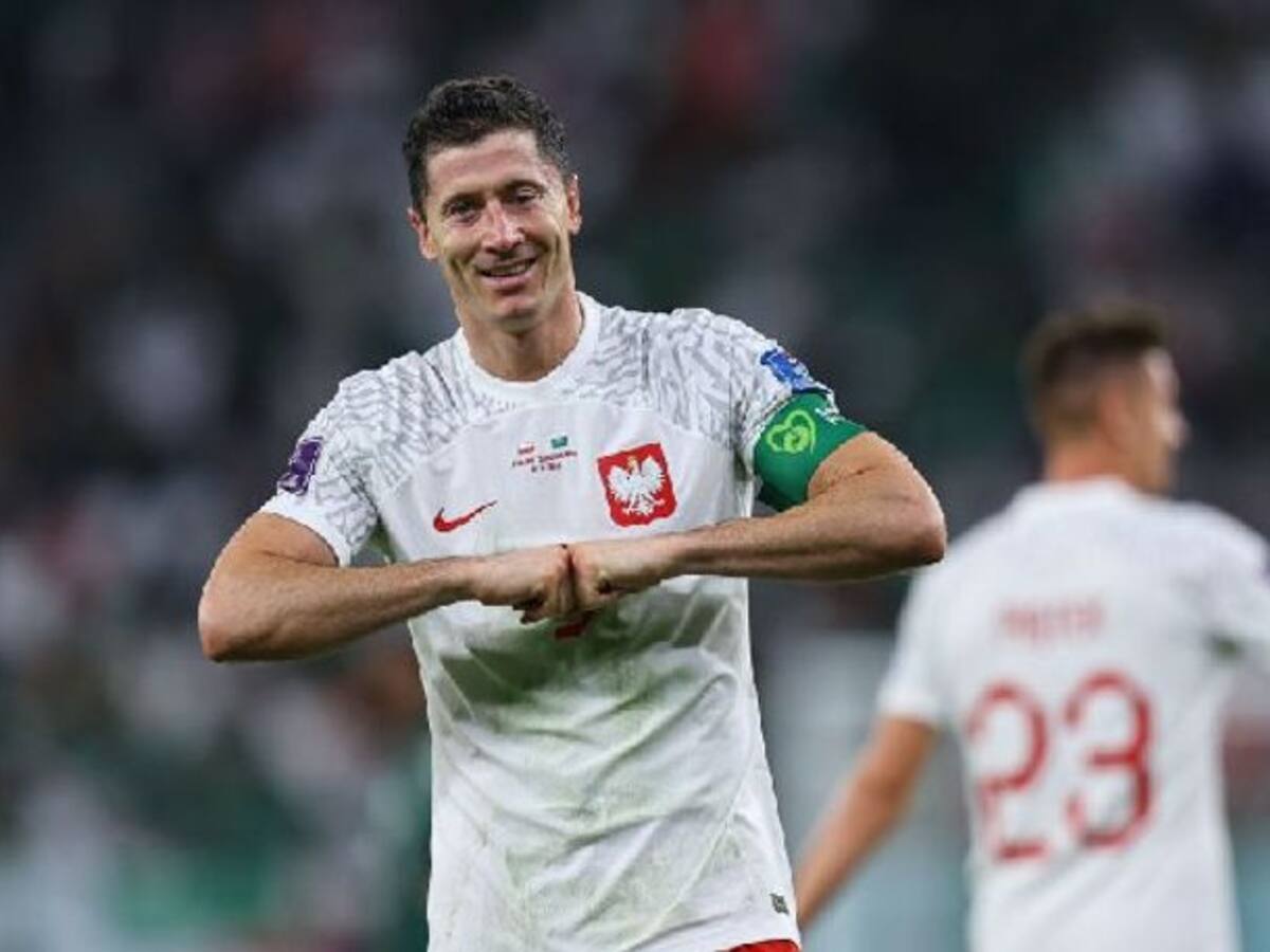 Poland 2 Saudi Arabia 0: Robert Lewandowski breaks World Cup duck after  changing BOOTS in boost for Messi's Argentina