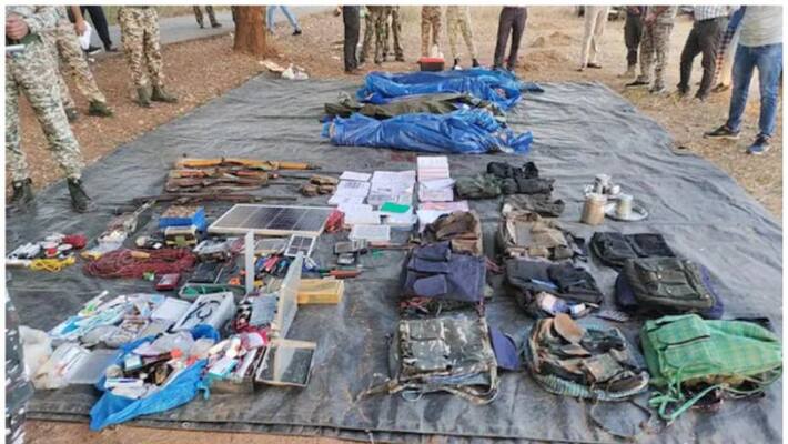 security forces kill four naxals in chhattisgarh security forces kill four naxals in chhattisgarh