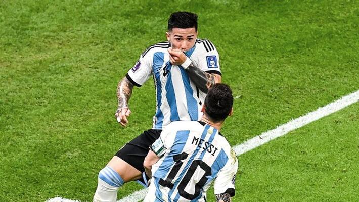 FIFA World Cup 2022 Watch Enzo Fernandez outrageous goal for Argentina against Mexico FIFA World Cup 2022 Watch Enzo Fernandez outrageous goal for Argentina against Mexico