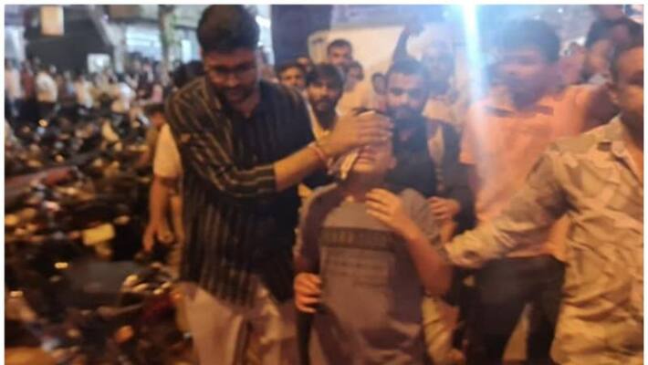 stone pelting during election meeting one child injured aap blames bjp stone pelting during election meeting one child injured aap blames bjp