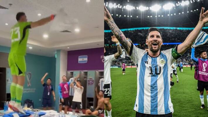 FIFA World Cup 2022 Watch Argentina players celebration in dressing room after win over Mexico FIFA World Cup 2022 Watch Argentina players celebration in dressing room after win over Mexico